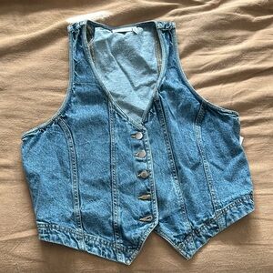 Denim vest